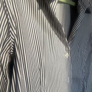 Striped Button-Up Shirt